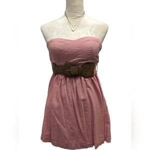 Pink tube dress
